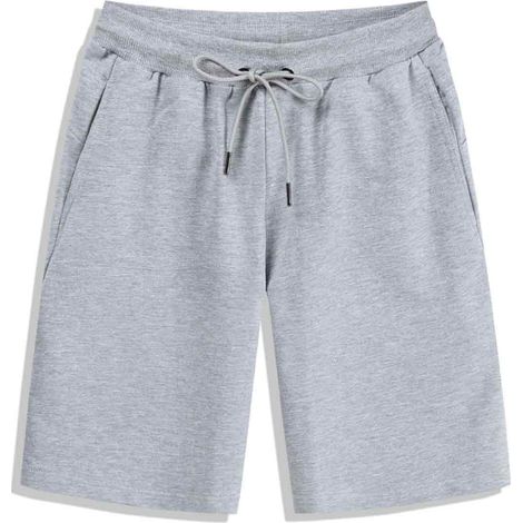 Sportshorts für Herren, Sommershorts, schlichte Freizeithose mit mehreren Taschen und Kordelzug, Größe L (1/5)