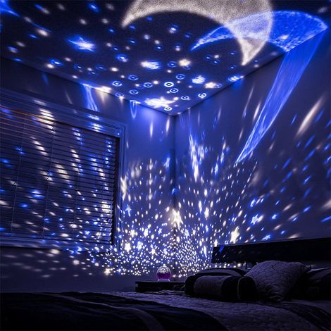 Lampe de nuit Skidy Sky Light LED STORERY SKY TOP PROJECTOR SUPER TABLETOP LIGHT STARRY SKY STARRY SKY PURPLE (1/5)
