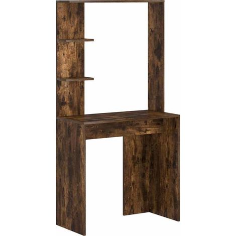 Maison Exclusive - Schreibtisch mit Regal Geräucherte Eiche 78,5
