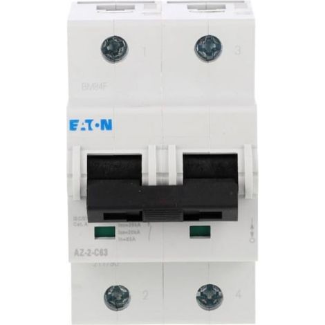 Interruttore automatico 2P C 63A 25kA AC AZ-2-C63 211795