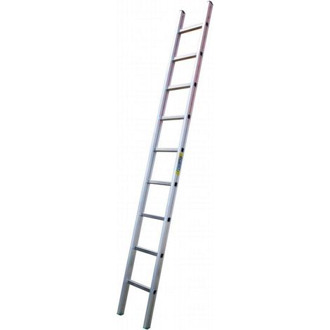 FPLUS escalera 1tram. 9peld.2.5 mts.s-67 , Escalera aluminio 1 tramo. peso maximo 150 kg. y                   peldaño de 34.5 cms.