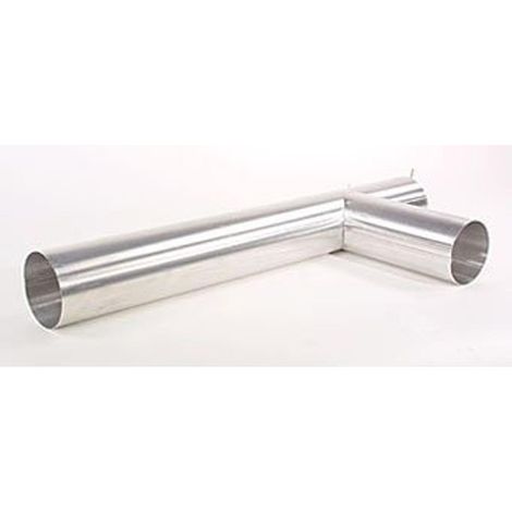 Burgerhout tuyau de suie en aluminium avec support sans capuchon 110mm