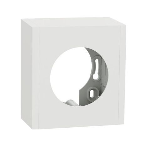 Scatola da incasso superficiale - 1 modulo associabile - bianco gesso - SCHNEIDER - S920762 (1/3)