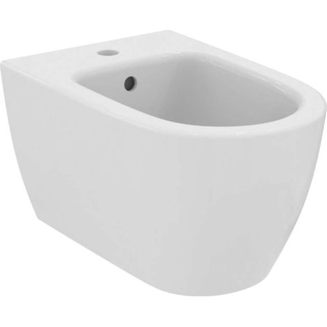 Ideal Standard i.Life O - Wandbidet, mit Überlauf, mit Hahnloch, weiß T568101