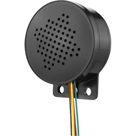 Haut-parleur multifonction à 4 canaux avec déclencheur vocal, alarme sonore, sirène de recul, avertisseur sonore et signal de démarrage. (1/5)