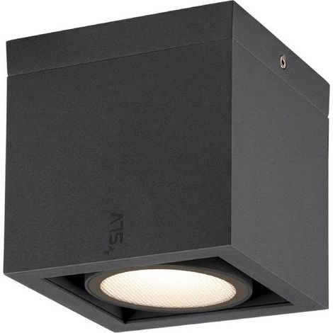 Plafonnier ESKINA FRAME CL simple extérieur gris 15W max 240V - SLV - 1006316 (1/5)