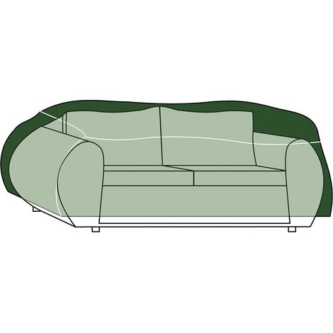 Altadex Housse de canapé verte polyester 220x90x70 cm (1/3)