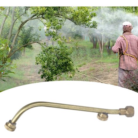 Buse conique à double tête pour brumisation fine, buse de pulvérisation agricole, interface à filetage interne élevé, pulvérisateur électrique à pression G1/4, convient aux tomates, etc. (1/5)