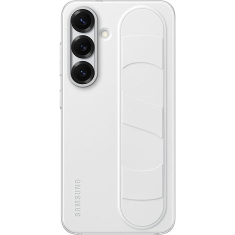Custodia con supporto Samsung per Galaxy S25+ bianca (1/5)