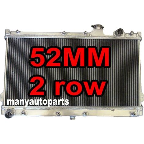 Radiateur en aluminium, épaisseur de 52 mm, compatible avec Mazda Miata MX5, efficacité de refroidissement améliorée, installation en direct, construction durable (1/5)