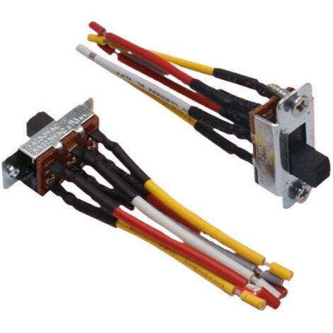 Interrupteur de ventilateur de plafond de 2PCS 6A 125V 3A 250V 6 broches Interrupteur de ventilateur à bascule (1/5)
