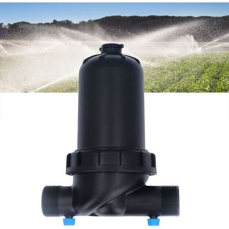 [Filtro de riego] Filtro de disco en forma de T de 1,5 pulgadas, resistente a los rayos UV, para jardinería y agricultura con tecnología de microaspersión, plástico resistente, 20,5 x 26,5 cm (1/5)