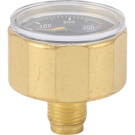 Manomètre de Pression 350bar G1/8 Vis Étanche Antichoc Lumineux pour Bouteille CO2 (1/5)