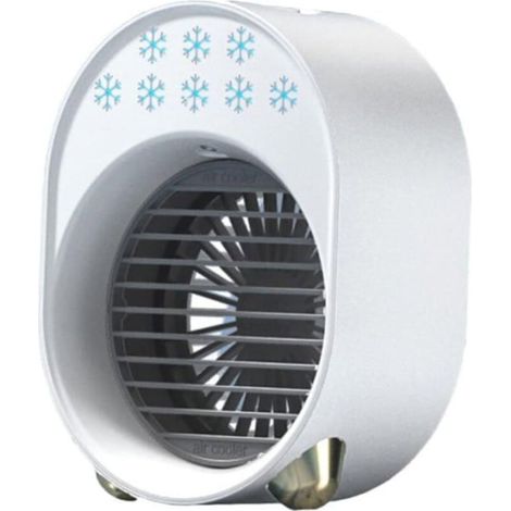 Mini condizionatore portatile – richiede scarico – ventola silenziosa – dimensioni compatte – facile da spostare (1/4)