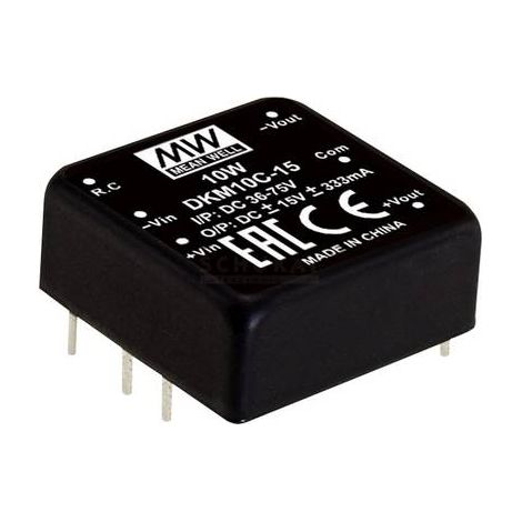 Mean Well DKM10B-05 Module convertisseur CC/CC 1 A 10 W Nbr. de sorties: 2 x Contenu 1 pc(s) Q121012 (1/2)