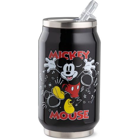 Borraccia Termica Mickey Mouse 300ml Nero con decoro Mickey Mouse EGAN