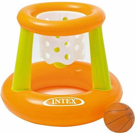 TRADE SHOP - Canestro Gonfiabile 58504 Con Rete 67x55cm Basket Galleggiante Mare Piscina Palla - (1/5)