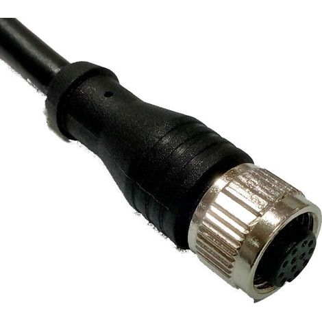 Connecteur industriel pré-câblé RS PRO 12 conducteurs , M12 Femelle, 2m ( Prix pour 1 )