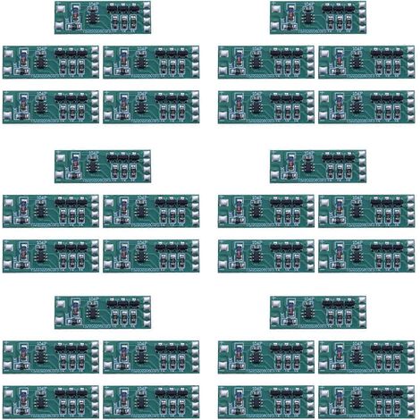 Lot de 30 modules lumineux LED clignotants 3-12V (rouge et bleu) pour voiture, vélo et véhicule électrique (éclairage de sécurité). (1/5)