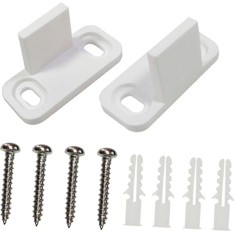 2 pièces guide de sol pour porte de grange coulissante (1/5)