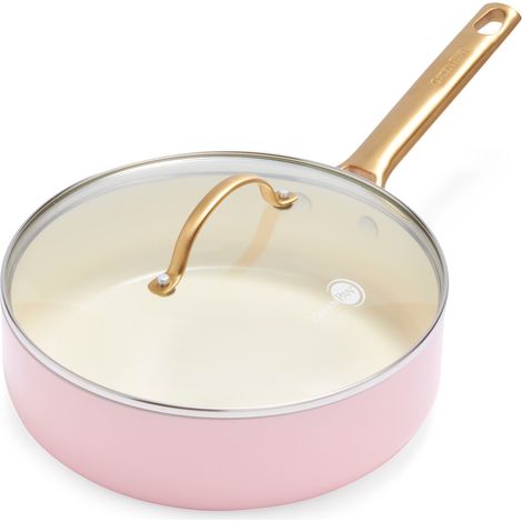 Greenpan - Sauteuse avec couvercle Rose Padova Reserve 24 cm