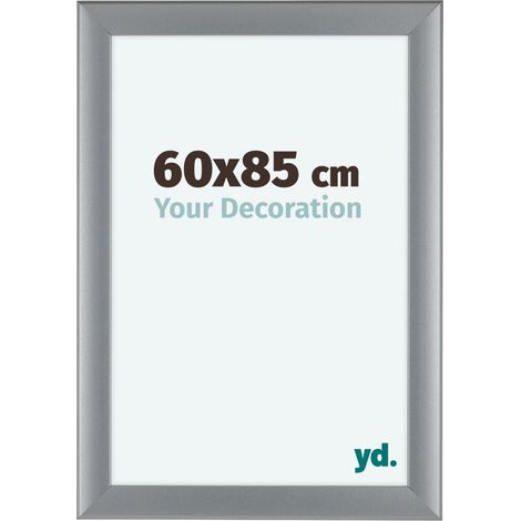 yd. - Cadre photo 60x85 - Argent Mat - MDF - Como (1/5)
