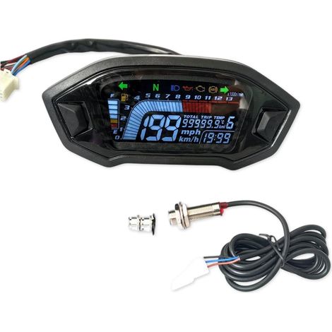 Ensemble d'instruments de moto avec haute résistance aux chocs pour une longue durée sur les terrains accidentés et les trajets rapides (1/5)