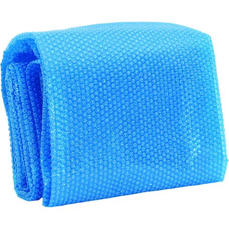 Telo Copripiscina Solare Copertura Rotonda PE 488 cm Blu
