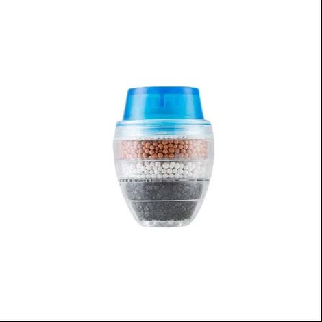 Mini filtre de purification d'eau de robinet, purificateur d'eau chaude en fibre de carbone, adapté au nettoyage, à la cuisine domestique (1/5)