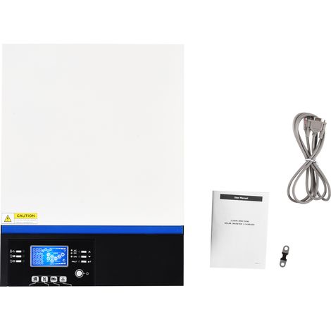 Onduleur Solaire Hybride Chargeur MPPT 3000W 80A 230VAC, Contrôleur Hors Réseau avec Bluetooth et USB, Régulateur de Charge Photovoltaïque Intelligent (1/5)