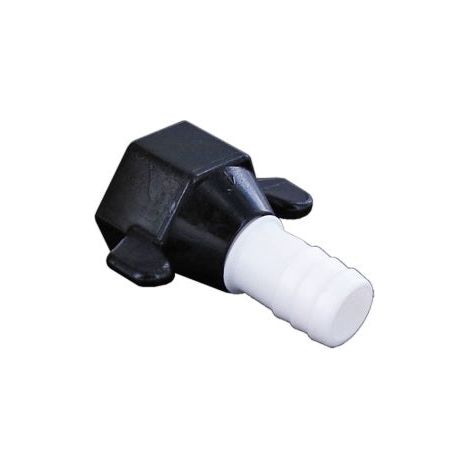 Adaptateur droit  Â½" femelle et Â½" cannelé (avec écrou)