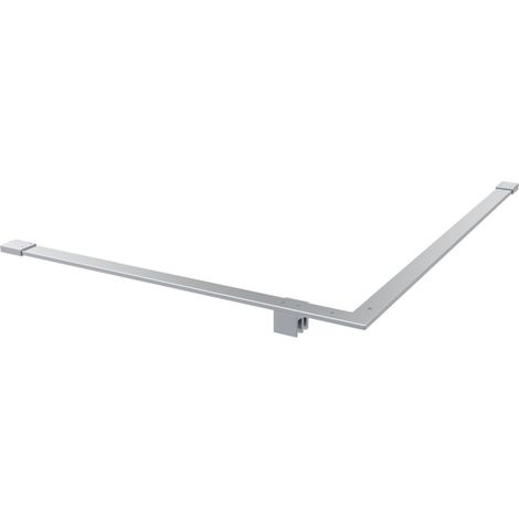 Swiss Aqua Technologies Brazo de montaje para mampara de ducha Walk-in Xmotion de alta estabilidad, Cromo (SIKOWIXMZAV1)