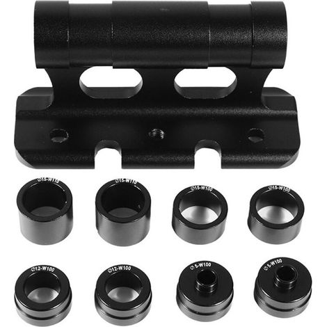 Support de Fourche Vélo pour Remorque – Adaptateur d’Essieu Compatible 5x100, 12x100, 15x100 et 15x110 mm (1/4)