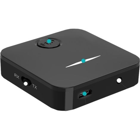 Émetteur Bluetooth 5.0,Récepteur Bluetooth Adaptateur Bluetooth avec Jack 3.5 mm (1/4)