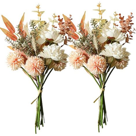 Fleurs artificielles - Plantes artificielles - Bouquet - Pissenlits artificiels - Pissenlits en soie artificielle pour la décoration intérieure et les mariages (1/5)