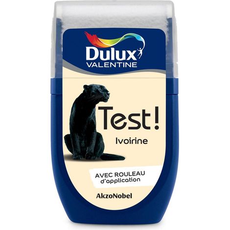 Testeur couleur Ivoirine 30 mL - Peinture Dulux Valentine