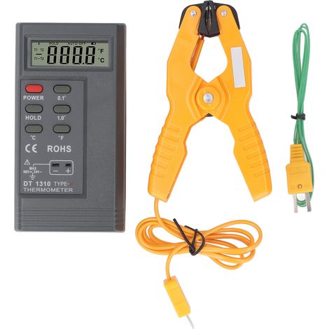 DT1310 K Typ Thermoelement-Thermometer -200℃ bis 1370℃ -328℉ 2480℉ Einkanal-Berührungsthermometer. (1/5)
