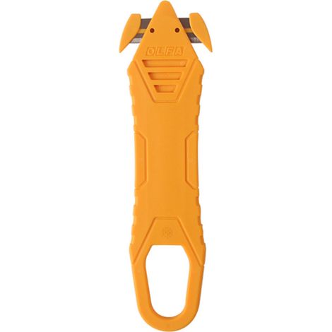 Lot jaune de sécurité coupe-boîte, lame double ergonomique anti-fatigue, outil d'ouverture de colis domestique (1/5)