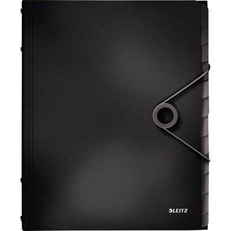 Leitz 4570-10-95 Trieur noir DIN A4 polypropylène Nombre de compartiments: 12