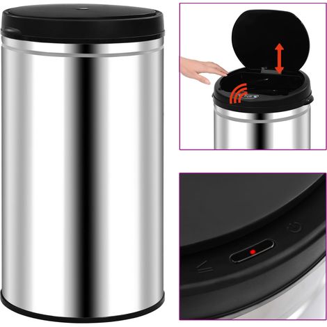 Automatischer Sensor-Mülleimer 60 L Edelstahl