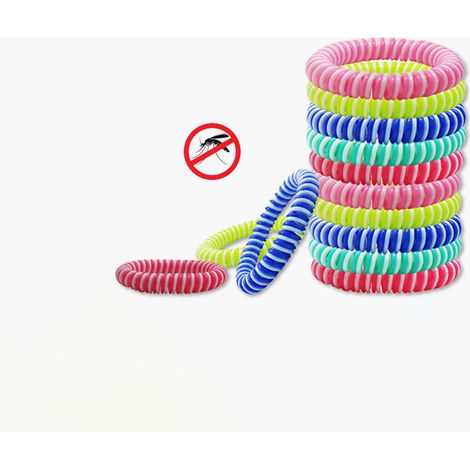 Bracelet anti - moustique 10pcs, bracelet anti - moustique pour adultes et enfants, bracelet anti - moustique (1/5)