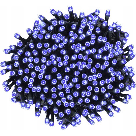 Luces LED para árbol de Navidad, 100 unidades, color azul. (1/3)