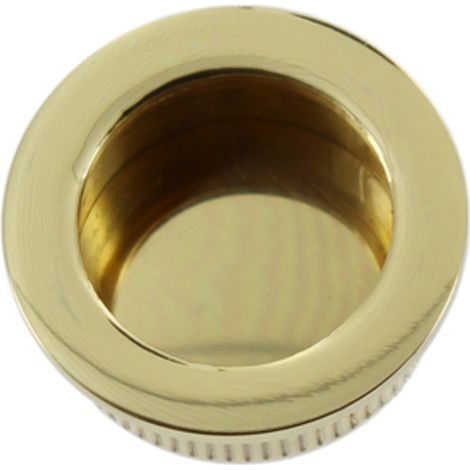 6PZ NICCHIE TONDE X ANTINE SCORREVOLI MM.26 OTTONE LUCIDO (1/2)