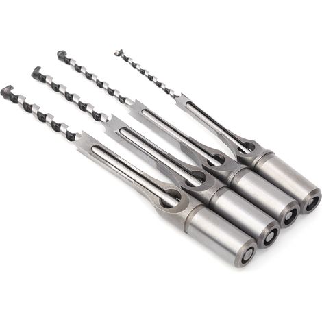 4-teiliges Set mit 6–10 mm Vierkant-Holzbohrern aus kugelgelagertem Stahl (1/5)