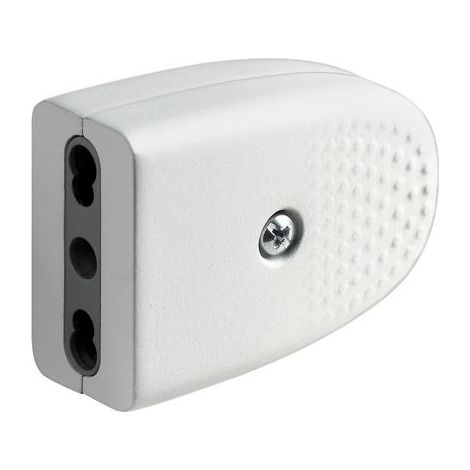 Presa salvaspazio bipasso 2P+T 10/16A, colore bianco BTIS2670TA