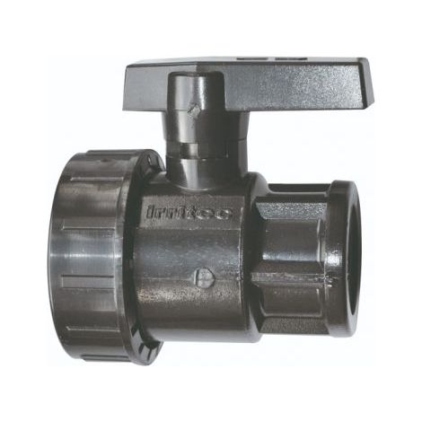 VALVOLA SFERA PVC F.F. 1/4" PN16 TUBO POLIETILENE (21672)