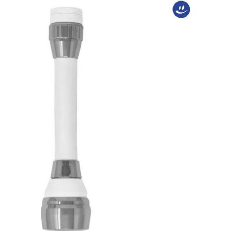 Aeratore con prolunga cromato da cm 15 a snodo flessibile per rubinetto miscelatore vecchio ean 8008520912157