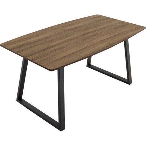 Table à Manger Extensible "Inca" 160-200cm Marron (1/5)