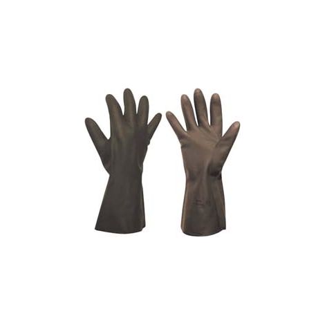 GUANTI DA LAVORO INDUSTRIALI ANTIACIDO IN NEOPRENE- - tg.XL mis.9 - 9 1/2 - 10 paio