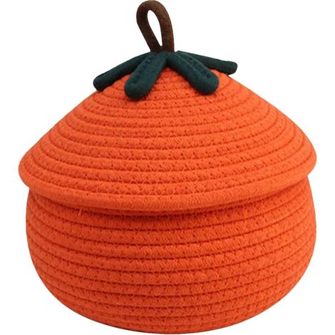 Panier Halloween Bac organisateur décoratif et multifonction Panier de rangement en coton tressé Pour Livres, , Poupées, Vêtements, Chambre, Salon, Buanderie (1/5)